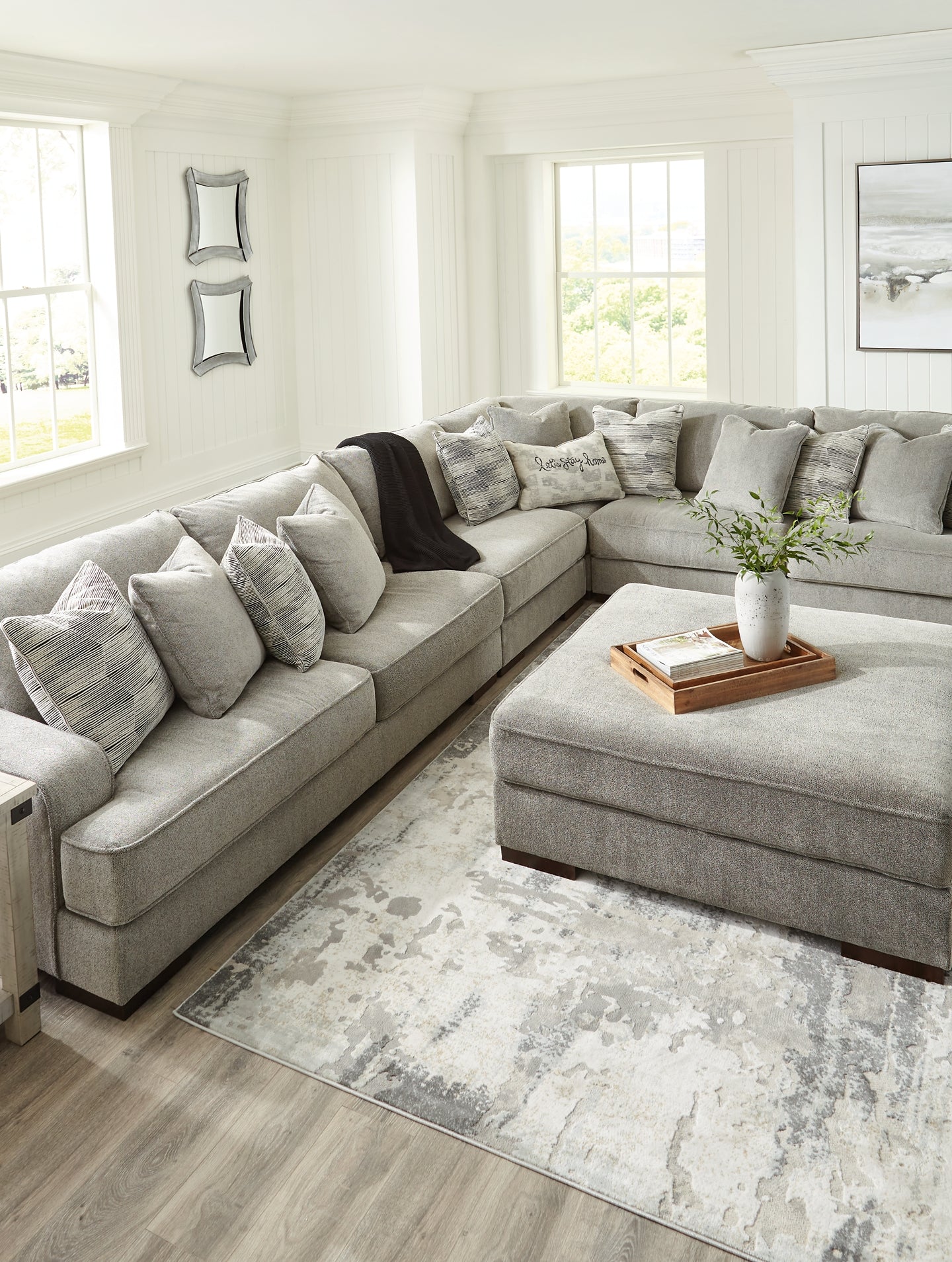 Sectional with ottoman discount