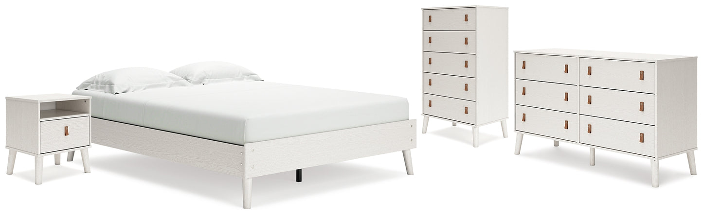 Ashley Express - Aprilyn Queen Platform Bed with Dresser, Chest and Nightstand
